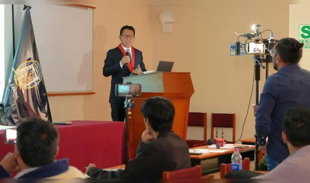 A través de una conferencia de prensa, presidente de la Corte resalta los logros durante los primeros 100 días. A través de una conferencia de prensa, presidente de la Corte resalta los logros durante los primeros 100 días.