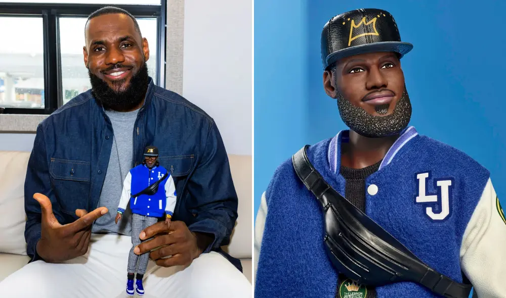LeBron James lanza su propia figura de Ken, celebrando su legado y compromiso social. Disponible desde el 14 de abril. Foto: composición LR/People