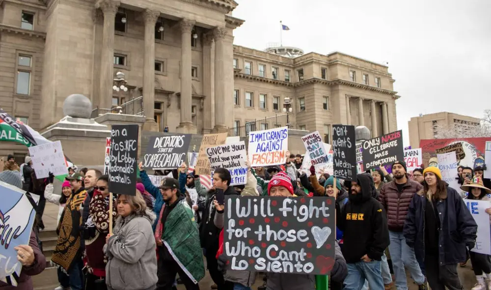 La ley HB 83 crea delitos estatales por “entrada ilegal” y “reingreso ilegal” al estado. Foto: Idaho Capital Sun