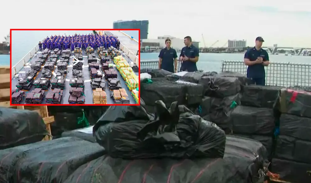 Las incautaciones de droga de Estados Unidos resultaron en cargos formales contra 11 individuos. Foto: difusión