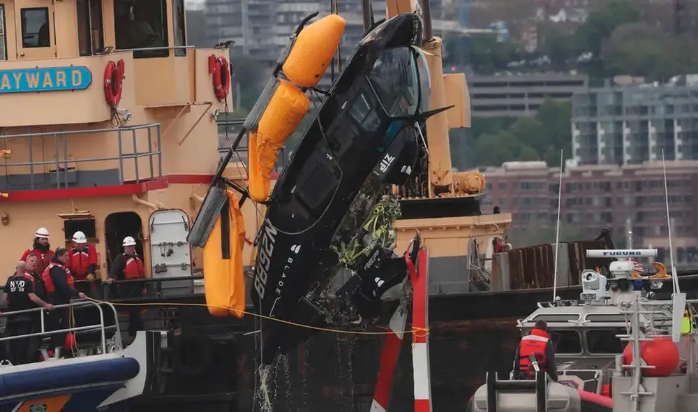 Al menos 32 personas han muerto en accidentes de helicóptero en Nueva York desde 1977. Imagen ilustrativa. Foto: Telecinco