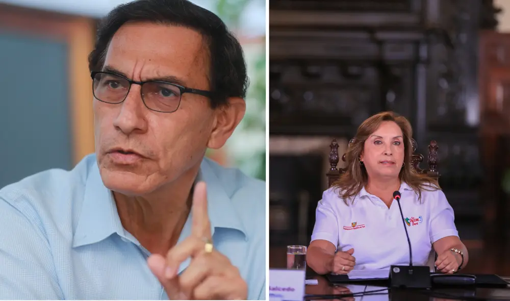 Martín Vizcarra cuestionó a Dina Boluarte en medio del paro de transportistas. Foto: Composición/LR Martín Vizcarra cuestionó a Dina Boluarte en medio del paro de transportistas. Foto: Composición/LR