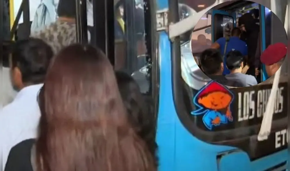 Diversas personas intentan retornar a casa luego del paro de transportistas. Foto: Composición LR/Captura de pantalla de Youtube Diversas personas intentan retornar a casa luego del paro de transportistas. Foto: Composición LR/Captura de pantalla de Youtube