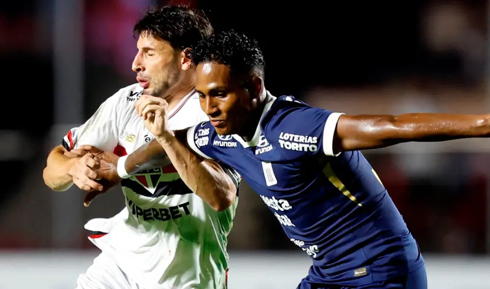 Jhoao Velásquez debutó en el certamen internacional como uno de los titulares de Alianza Lima.  Foto: Conmebol Libertadores