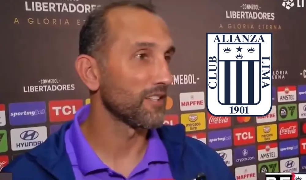 Hernán Barcos se pronuncia tras el empate entre Alianza Lima y São Paulo por la fecha 2 de la Copa Libertadores. Foto: Composición LR/Captura de L1 MAX