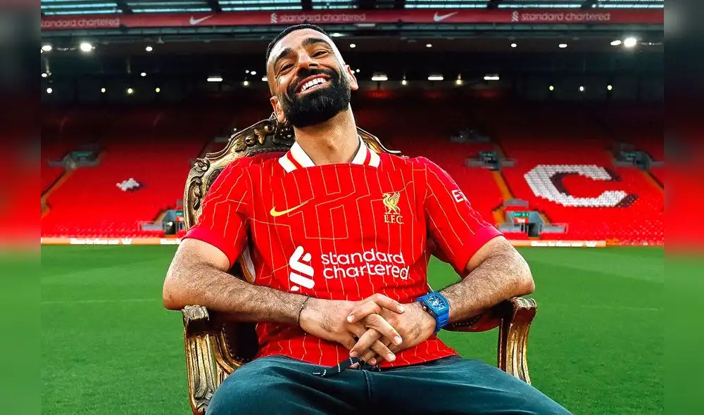 Mohamed Salah renovó su contrato con Liverpool por las próximas dos temporadas. Foto: Liverpool FC