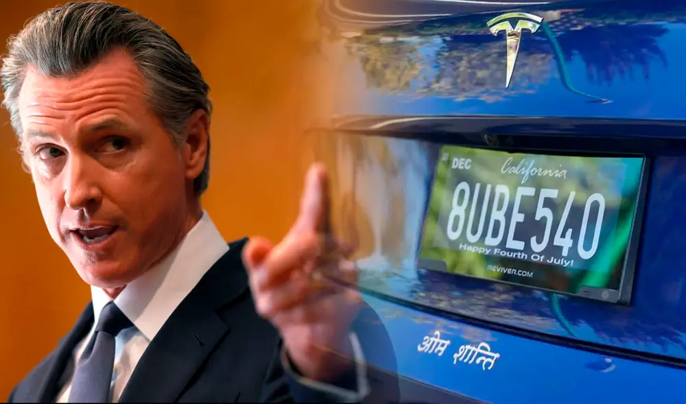 En California, los conductores deben tener en cuenta una ley firmada por Gavin Newsom que puede derivar en sanciones. Foto: Composición LR