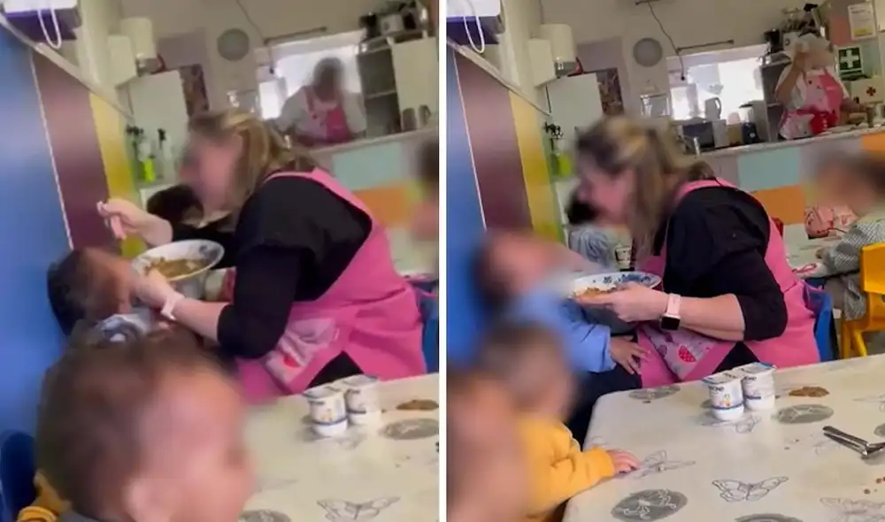 Indignación en España por el maltrato en guardería de Torrejón de Ardoz: una bebé fue zarandeada frente a otras cuidadoras en la guardería Cascanueces. Foto: captura el Mundo Indignación en España por el maltrato en guardería de Torrejón de Ardoz: una bebé fue zarandeada frente a otras cuidadoras en la guardería Cascanueces. Foto: captura el Mundo