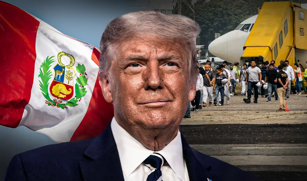 Perú recibió un primer vuelo con 34 ciudadanos deportados como parte de la política migratoria impulsada por Trump en febrero. Foto: composición LR/Jazmin Ceras/AFP Perú recibió un primer vuelo con 34 ciudadanos deportados como parte de la política migratoria impulsada por Trump en febrero. Foto: composición LR/Jazmin Ceras/AFP