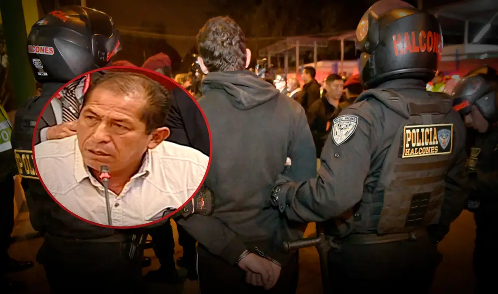Martín Valeriano se refirió a la situación en la que se encuentra la Policía Nacional en medio de la crisis de inseguridad. Foto: Composición LR
