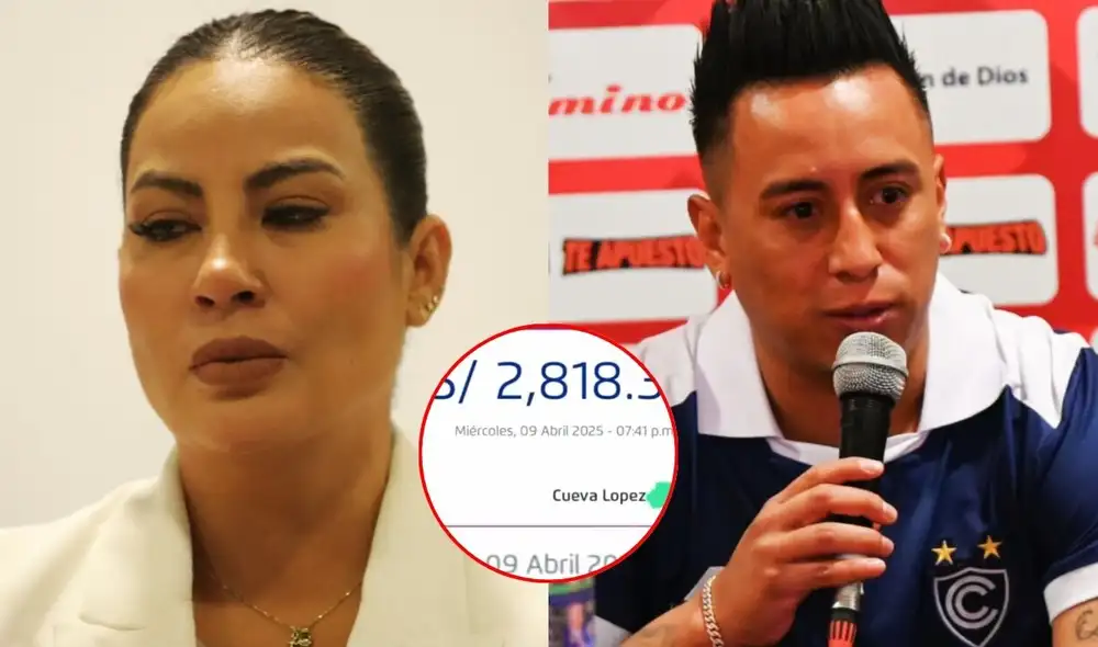 Pamela López anunció una nueva denuncia en contra de Cueva por violencia económica. Foto: Composición LR/Panamericana/difusión