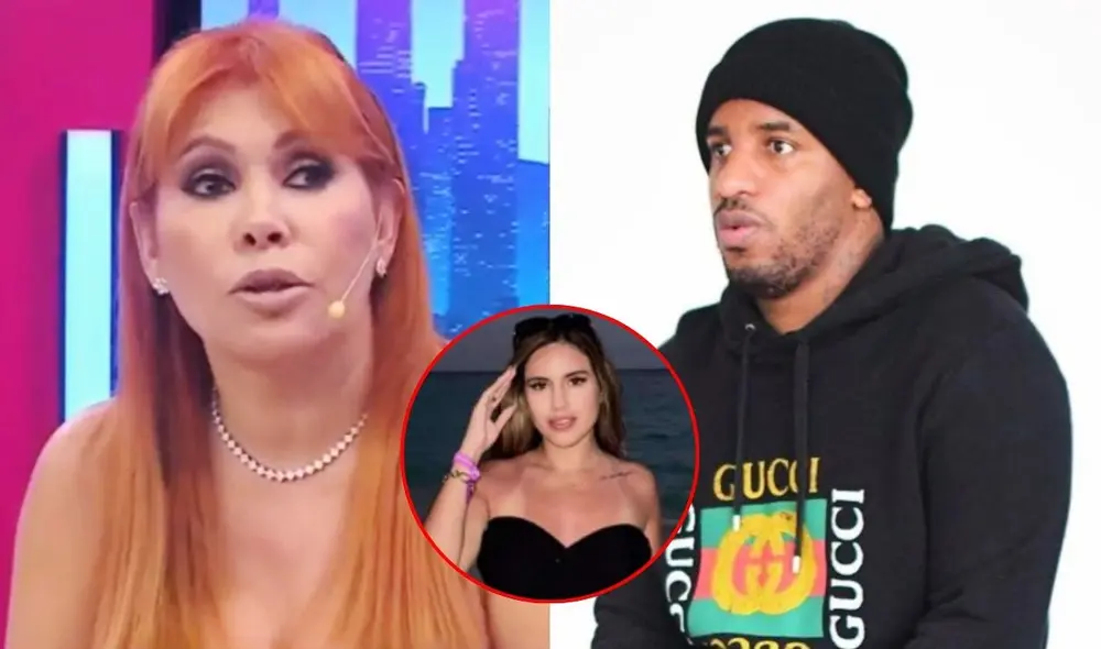 Magaly Medina afirmó que Farfán estaría ejerciendo violencia legal contra Darinka Ramírez. Foto: Composición LR/ATV/difusión Magaly Medina afirmó que Farfán estaría ejerciendo violencia legal contra Darinka Ramírez. Foto: Composición LR/ATV/difusión