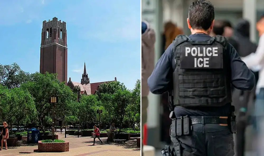 Decenas de estudiantes de la Universidad de Florida protestaron para que se amplíe los servicios legales para inmigrantes. Foto: difusión