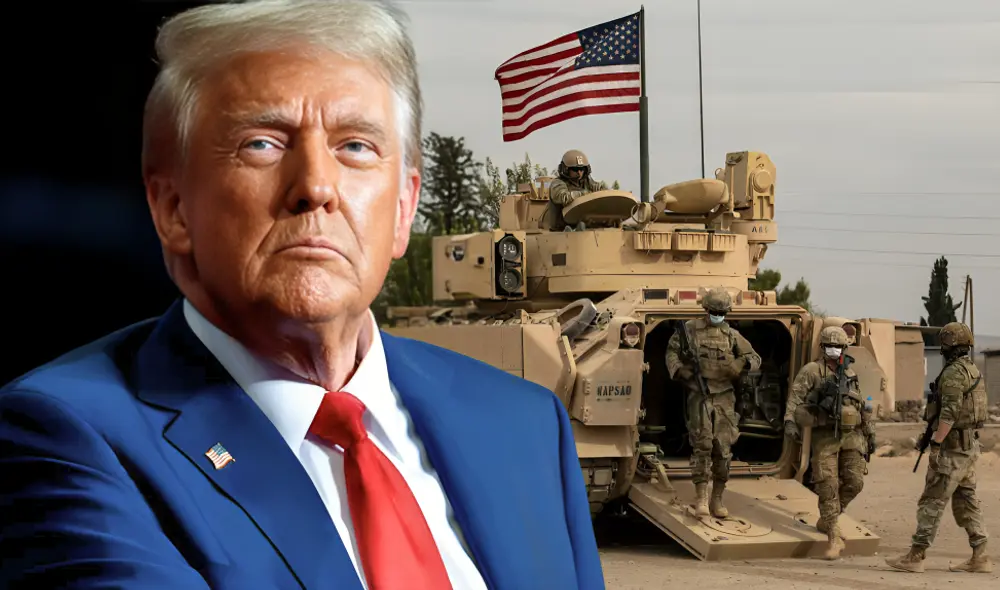 Trabajadores ya iniciaron la construcción de instalaciones en Fort Bliss, que podrían recibir hasta 5,000 inmigrantes bajo supervisión civil, en una operación liderada por contratos del Ejército de EE.UU. Foto: composición LR/EFE/El País