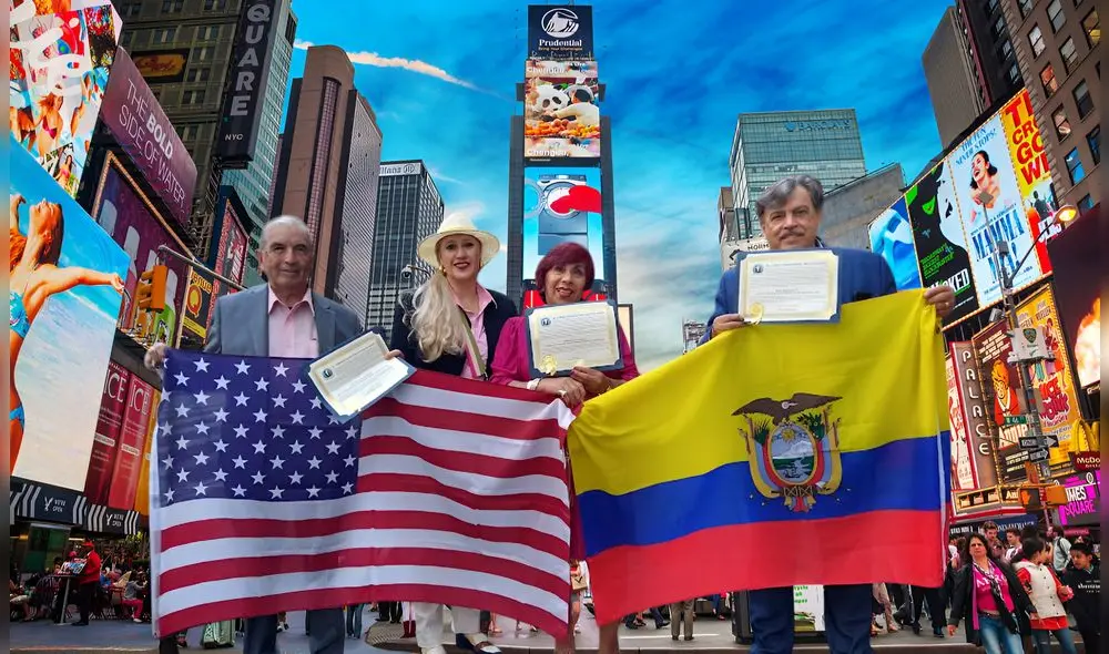 Nueva York supera a FLorida y California como el estado con mayor cantidad de inmigrantes ecuatorianos en EEUU. Foto: Composición LR/Impacto Latino/National Geographic