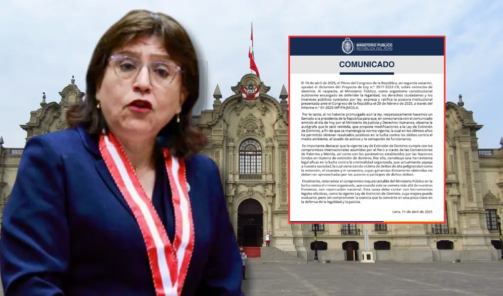 En el comunicado se señala que la actual ley de extinción de dominio cumple con los estándares establecidos por las Naciones Unidas. Foto: composición LR