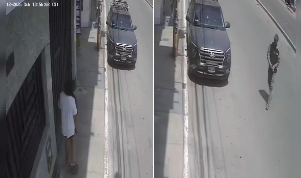 Cámaras de seguridad captaron el homicidio.