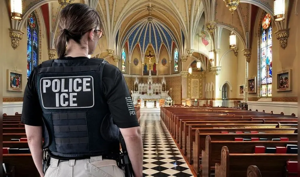 Donald Trump eliminó la medida de Joe Biden de proteger inmgrantes en escuelas, hospitales e iglesias en Washington. Foto: Composición LR/Alberto News/ICE Donald Trump eliminó la medida de Joe Biden de proteger inmgrantes en escuelas, hospitales e iglesias en Washington. Foto: Composición LR/Alberto News/ICE