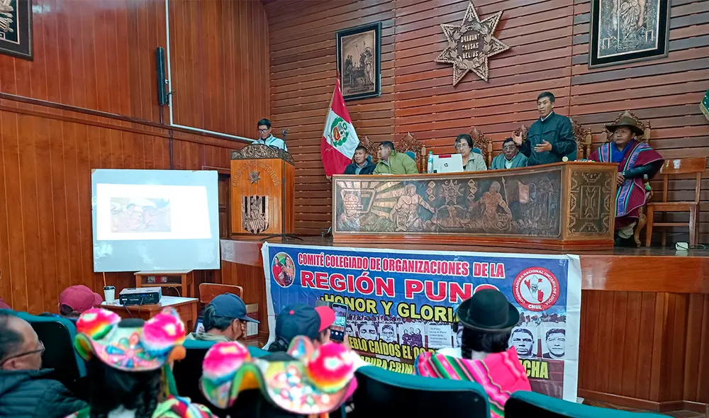 Dirigentes se reunieron para definir la sociabilización del proyecto. Créditos: Liubomir Fernández