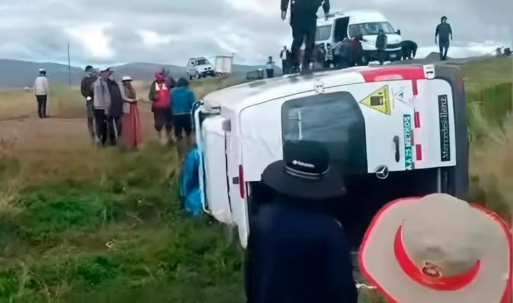 Vehículo se dirigía de Cusco a Juliaca. Créditos: Cortesía