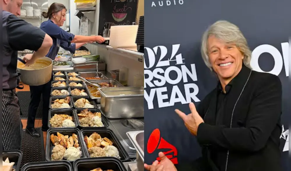 El restaurante de Bon Jovi utiliza un modelo de "paga lo que puedas", donde el 59% de las comidas se obtienen a través de voluntariado. Foto: EFE/ Jon Bovi (Instagram) El restaurante de Bon Jovi utiliza un modelo de "paga lo que puedas", donde el 59% de las comidas se obtienen a través de voluntariado. Foto: EFE/ Jon Bovi (Instagram)