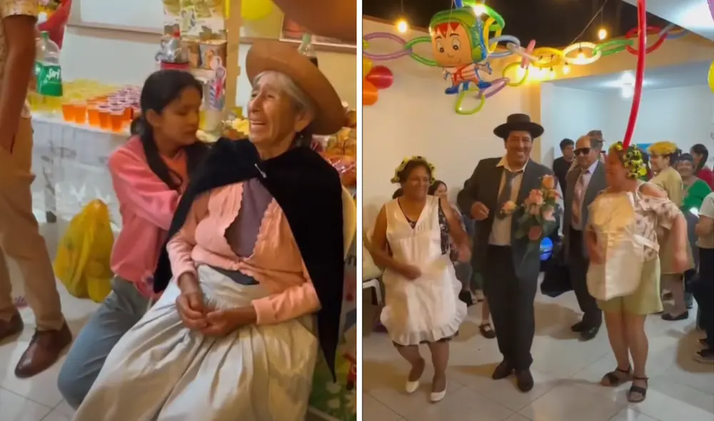 Una señora celebró sus 86 años de una manera muy peculiar al lado de sus seres queridos. Foto: composición LR/TikTok Una señora celebró sus 86 años de una manera muy peculiar al lado de sus seres queridos. Foto: composición LR/TikTok