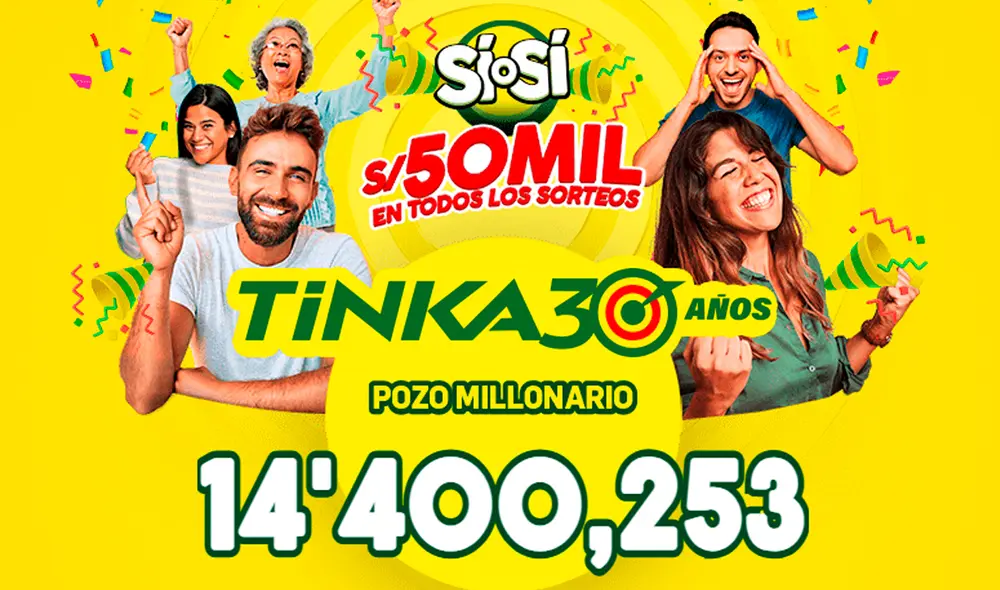 El sorteo de la Tinka se realiza todos los miércoles y domingos. Foto: Intralot El sorteo de la Tinka se realiza todos los miércoles y domingos. Foto: Intralot