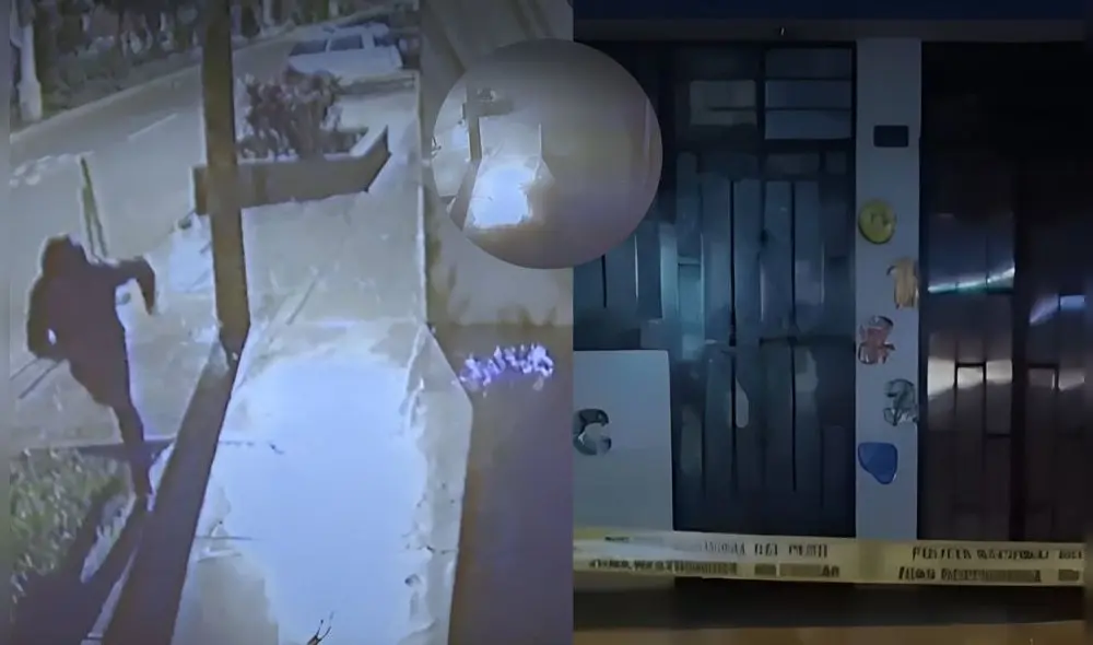 Delincuente deja explosivo en nido de Comas y huye al instante. Foto: Composición LR/Captura de pantalla de explosión