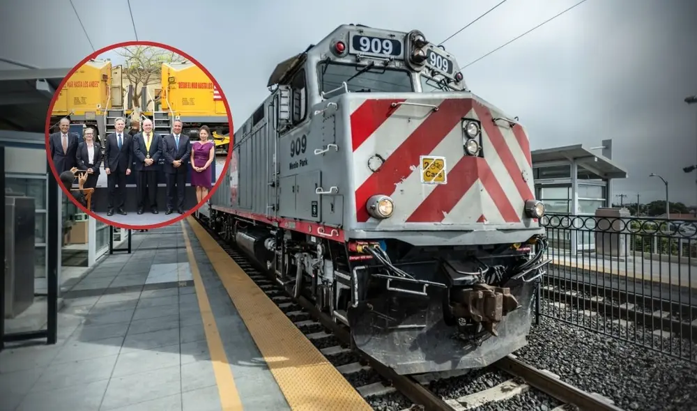 Trenes donados a la MML reportan preocupantes fallas: 7 de cada 10 locomotoras y más del 80% de vagones requieren mantenimiento. Foto: composición LR/Embajada de Estados Unidos en Perú/Caltrain.