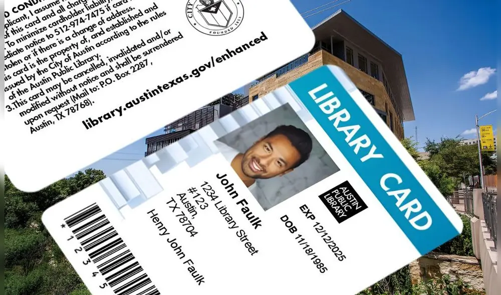 La Biblioteca Pública de Austin le da este beneficio a los inmigrantes de Texas. Foto: Composición LR/Tom McCarthy Jr./KVUE