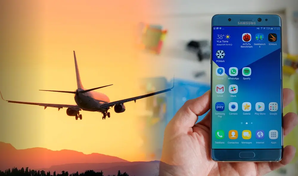 ¿Por qué el Samsung Galaxy Note 7 es el único smartphone que está prohibido en todos los vuelos de Perú y el mundo? La peligrosa razón detrás. Foto: composición LR/Xataka/GettyImages.