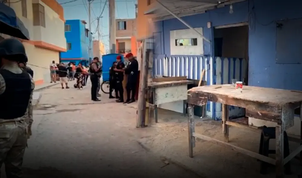Una mujer fallecida, una herida de gravedad y una mascota asesinada dejó el violento ataque de los criminales en Callao. Foto: Prensa Chalaca