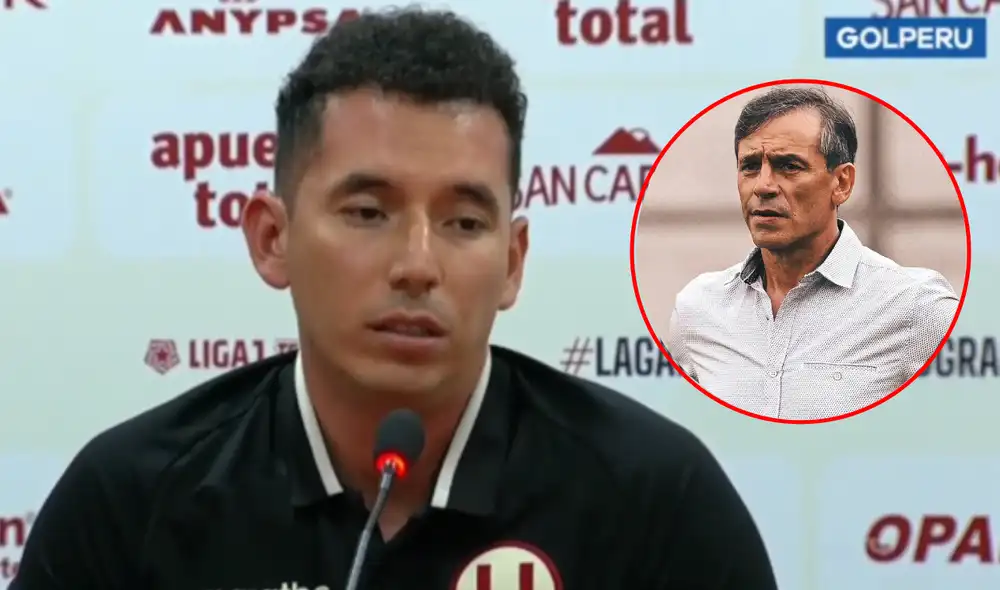 Asistente técnico de Fabián Bustos no quiso hablar sobre su futuro. Foto: composición LR/captura de GOLPERU
