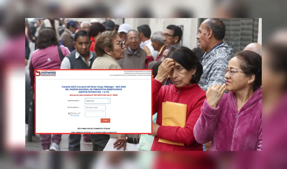 Fonavi mantiene en 2025 su cronograma de pagos. Foto: Composición LR/Andina