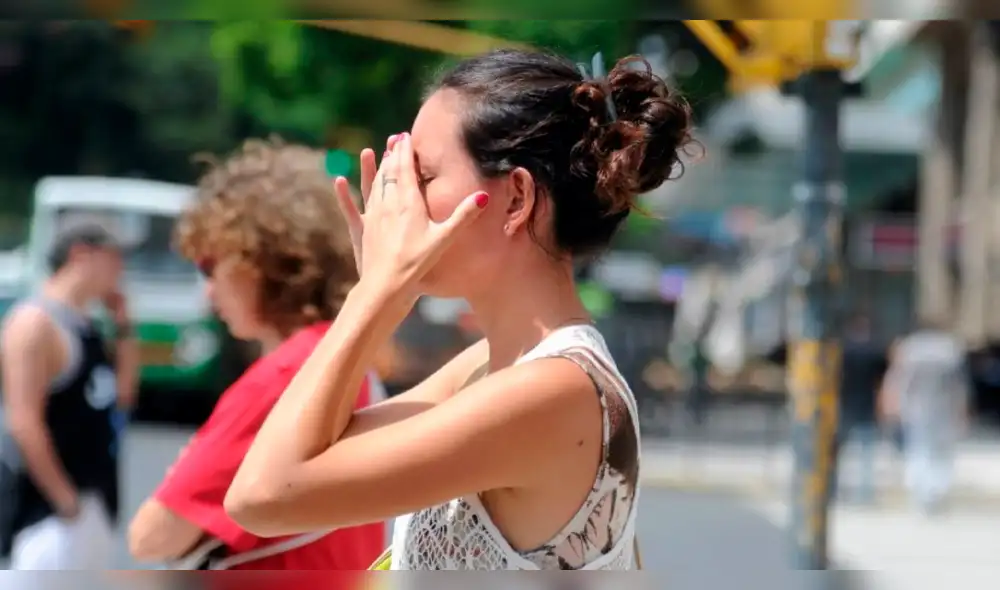 Senamhi instó a la población a tomar las precauciones del caso y mantenerse hidratados. Foto: difusión Senamhi instó a la población a tomar las precauciones del caso y mantenerse hidratados. Foto: difusión
