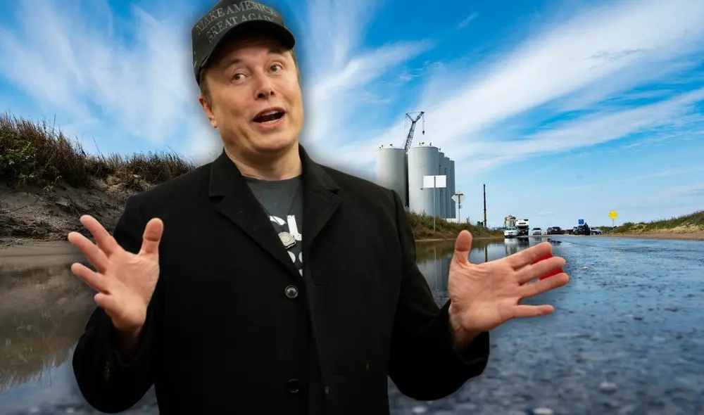 La playa de Boca Chica en Texas está abierta al público general. Sin embargo, cada vez que SpaceX lanza un cohete, la zona debe ser despejada por razones de seguridad. Foto: composición LR/AFP.