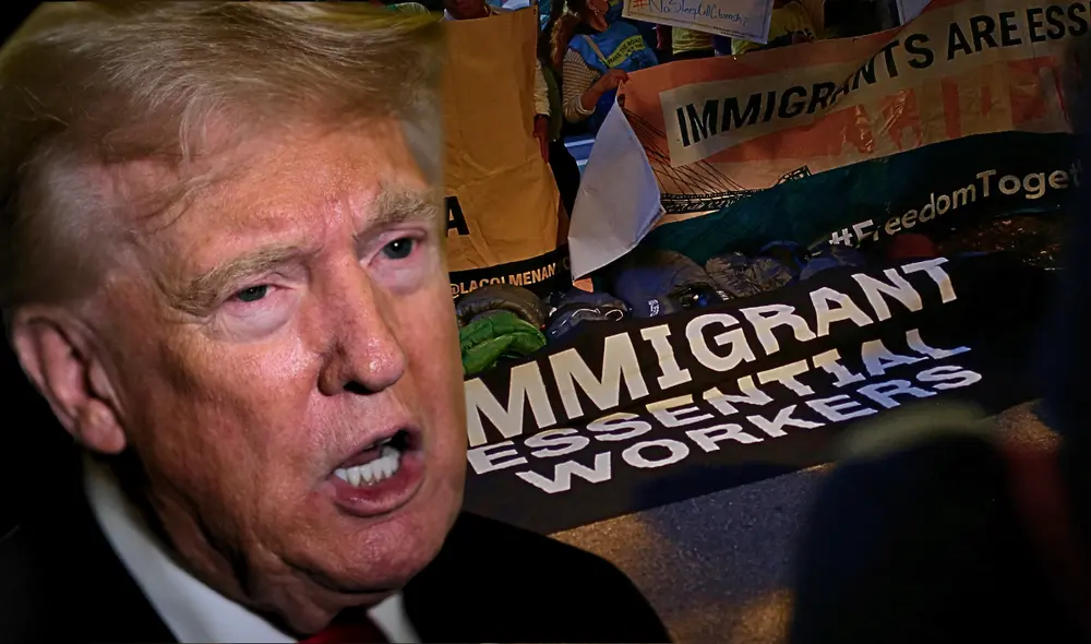 USCIS anuncia extensión del TPS para que inmigrantes de América Latina eviten deportación de Donald Trump. Foto: composición LR/AFP USCIS anuncia extensión del TPS para que inmigrantes de América Latina eviten deportación de Donald Trump. Foto: composición LR/AFP