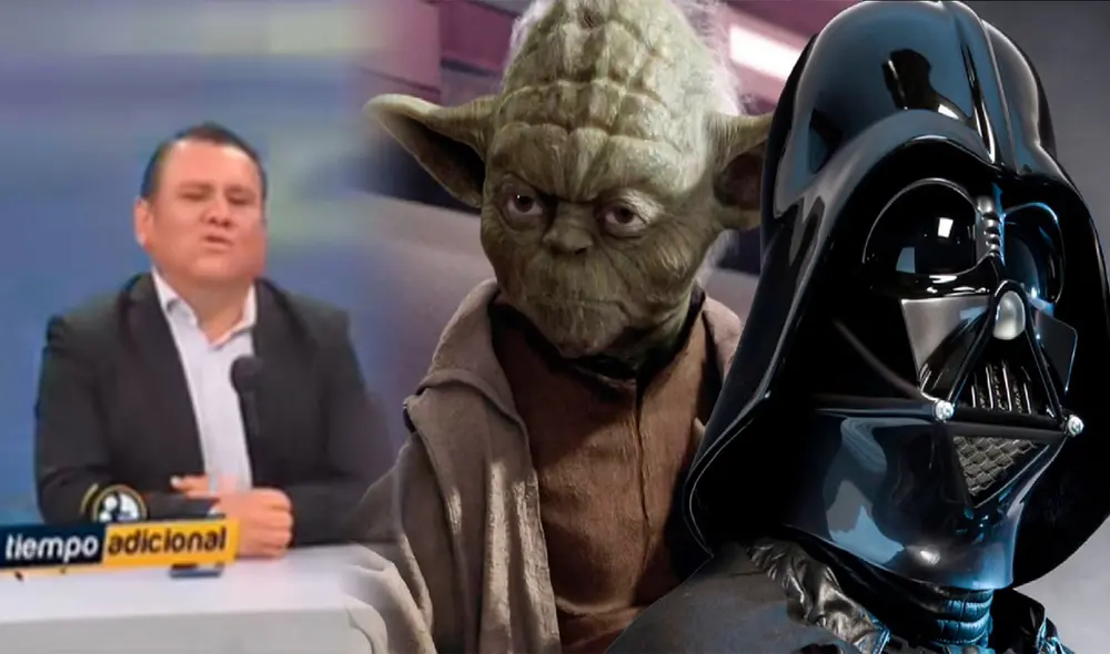 El periodista confundió la grandiosa obra ‘La guerra del fin del mundo’ con ‘La guerra de las galaxias’ de George Lucas. Foto: composición LR/ TikTok El periodista confundió la grandiosa obra ‘La guerra del fin del mundo’ con ‘La guerra de las galaxias’ de George Lucas. Foto: composición LR/ TikTok