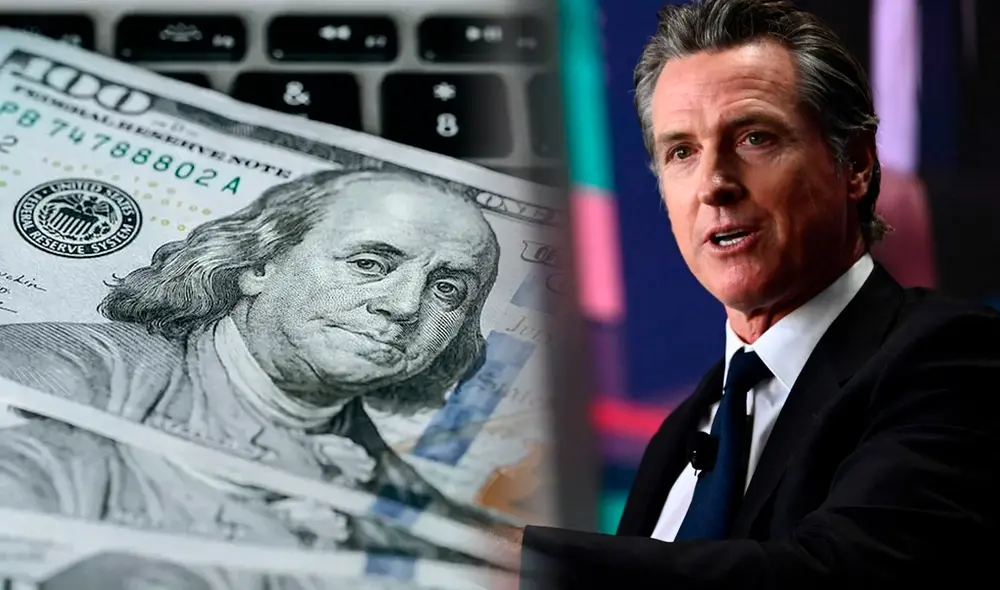 Gavin Newsom promueve la mejora salarial para un grupo específico de trabajadores con la ley AB 1228. Foto: Composición LR