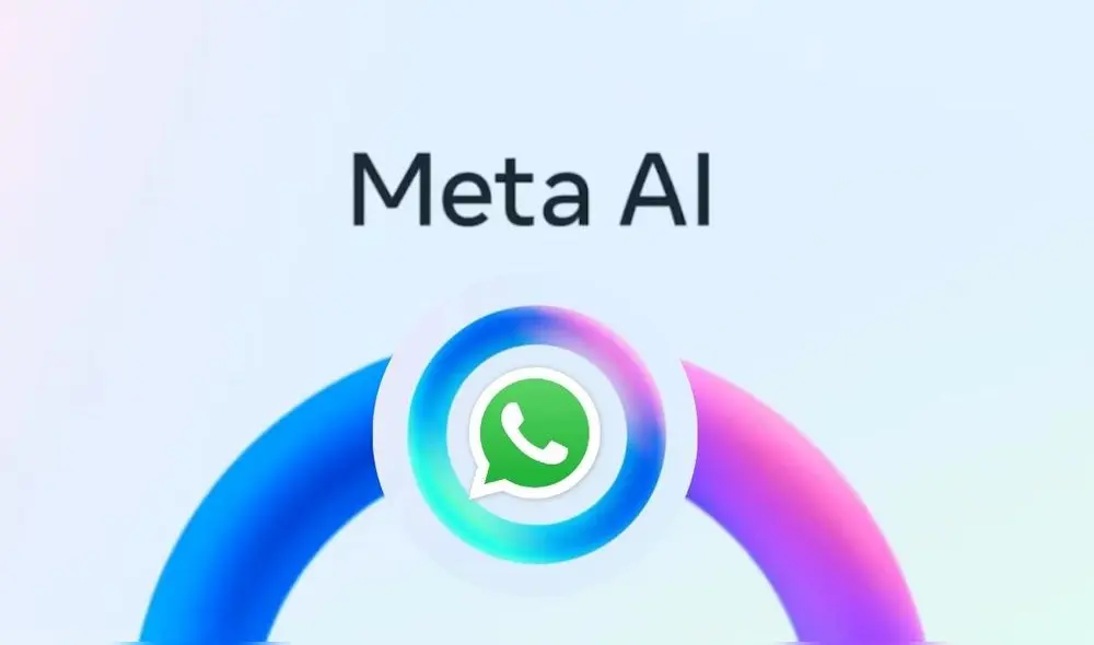 La Meta IA es un sistema de inteligencia artificial representado por un círculo azul, con el cual es posible interactuar como si se tratara de un contacto más. Foto: composición LR.