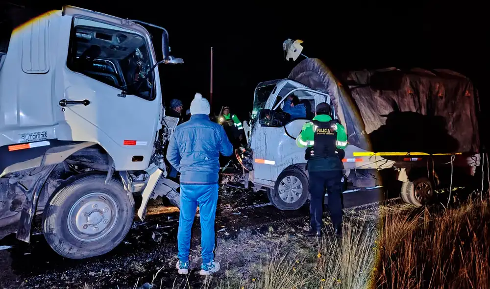 Policía presume que uno de los vehículos invadió el carril contrario. Créditos: PNP