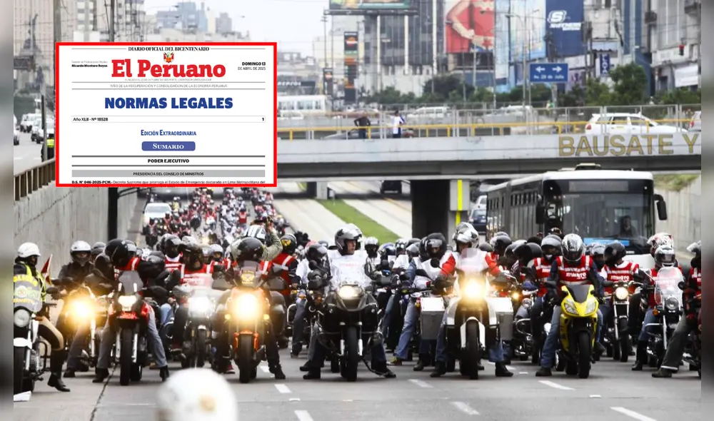 Gobierno prohíbe que motociclistas viajen con acompañante en respuesta a la ola de crimen que vive en el país. Foto: composición LR/Moteros Perú.