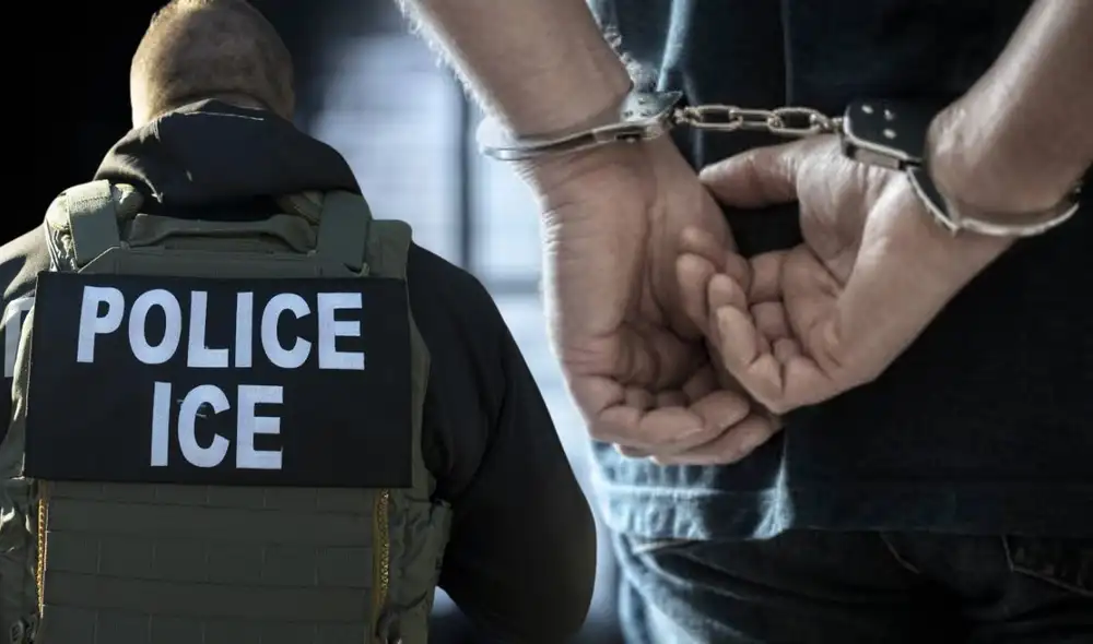 Aditya Harsono, un hombre indonesio, fue arrestado por ICE en un hospital de Minnesota tras la revocación repentina de su visa de estudiante. Foto: composición LR