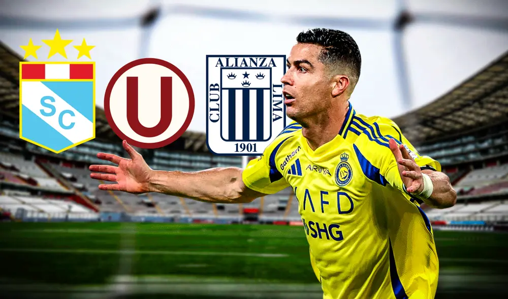 Cristiano Ronald juega en Al Nassr y podría ser su primera vez en un partido en Lima. Foto: composición LR/AFP