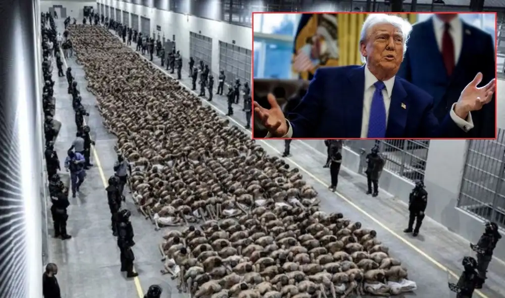 La relación entre ambos líderes subraya una tendencia regional hacia políticas penales más severas, con las megaprisiones como símbolo de un modelo cada vez más replicado. Foto: GLR / EFE