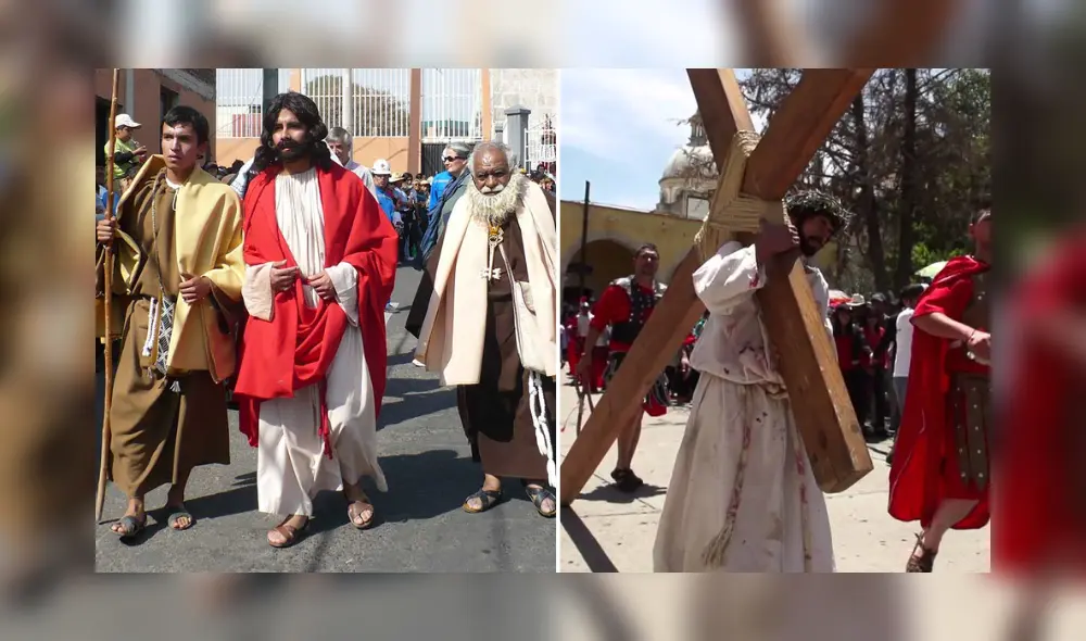La Semana Santa conmemora la pasión, muerte y resurrección de Jesús, desde el Domingo de Ramos hasta el de Resurrección, entre marzo y abril. Foto: Composición LR/Andina