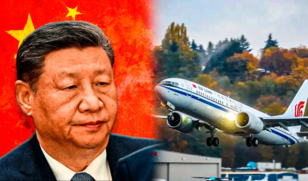 China ordenó no comprar aviones estadounidenses boeing. Foto: Composición LR