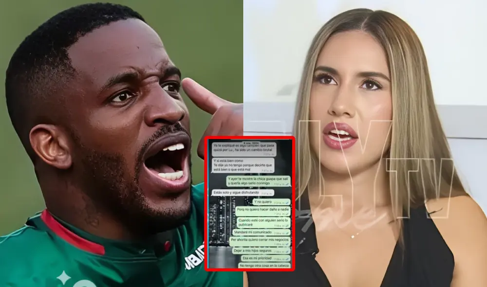 Darinka Ramírez aseguró que Jefferson Farfán tuvo encuentros íntimos en sus visitas a su hija por las noches. Foto: composición LR/difusión/América TV