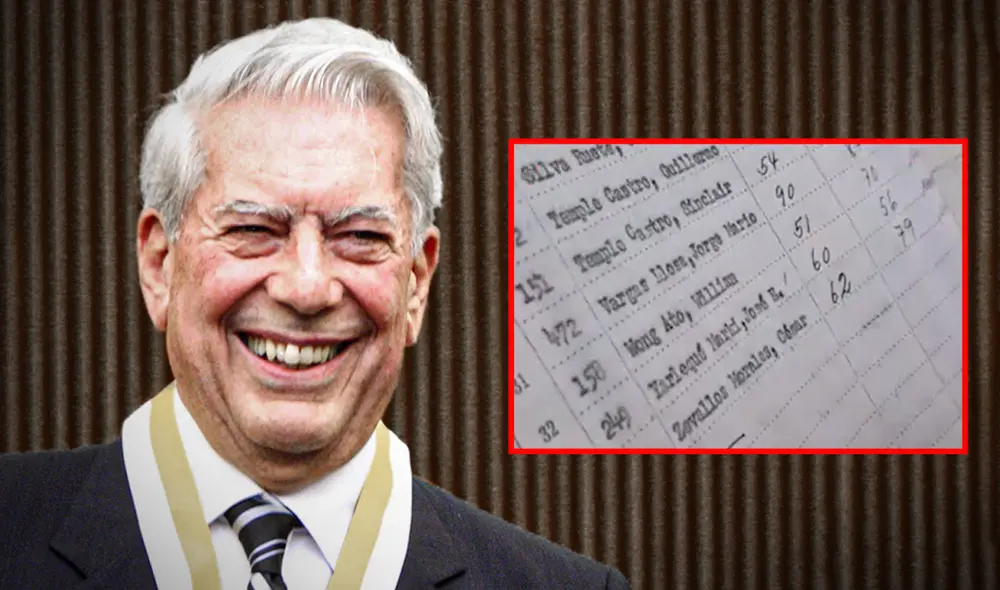 Profesor reveló notas escolares de Mario Vargas Llosa cuando estudiaba en Piura
