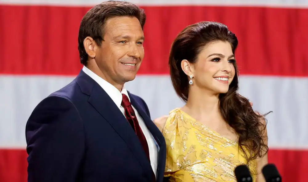 Ron DeSantis y Casey DeSantis en la mira de los legisladores republicanos de Florida. Foto: AFP
